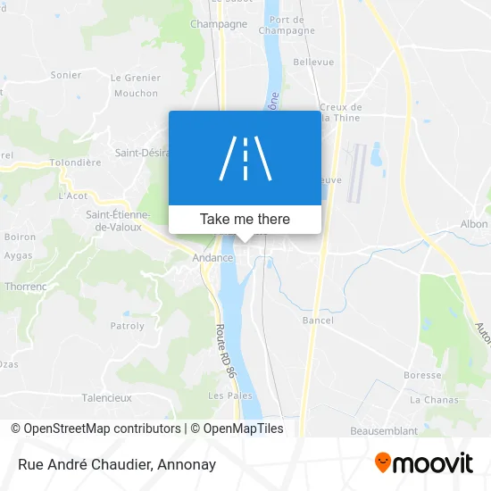 Rue André Chaudier map