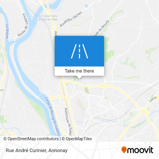 Rue André Curinier map