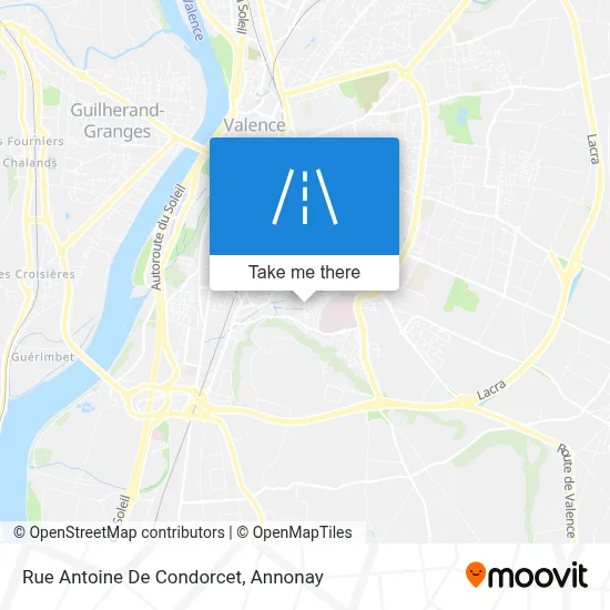 Rue Antoine De Condorcet map