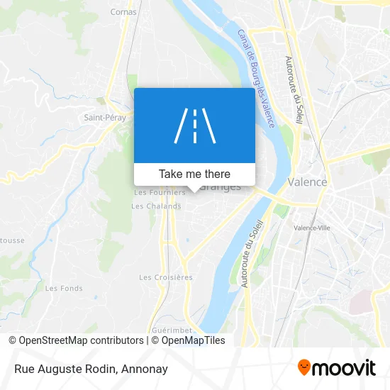 Rue Auguste Rodin map