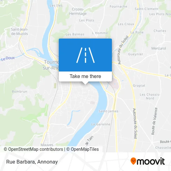 Rue Barbara map
