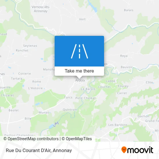 Rue Du Courant D'Air map