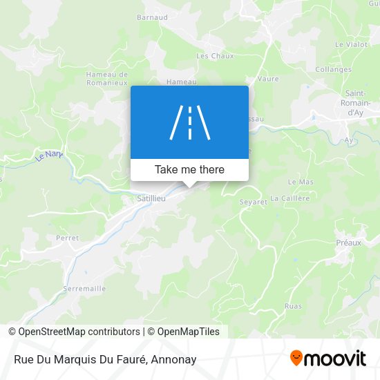 Rue Du Marquis Du Fauré map