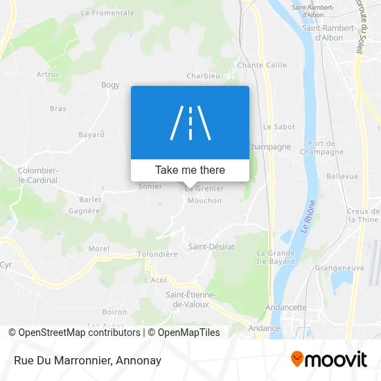 Rue Du Marronnier map