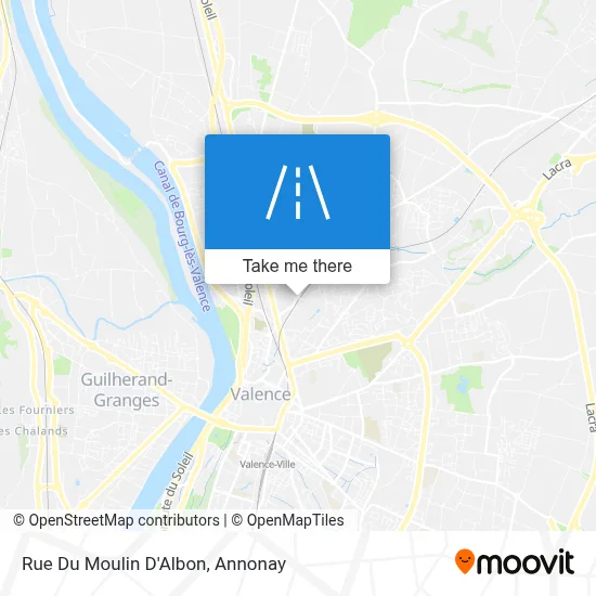 Rue Du Moulin D'Albon map