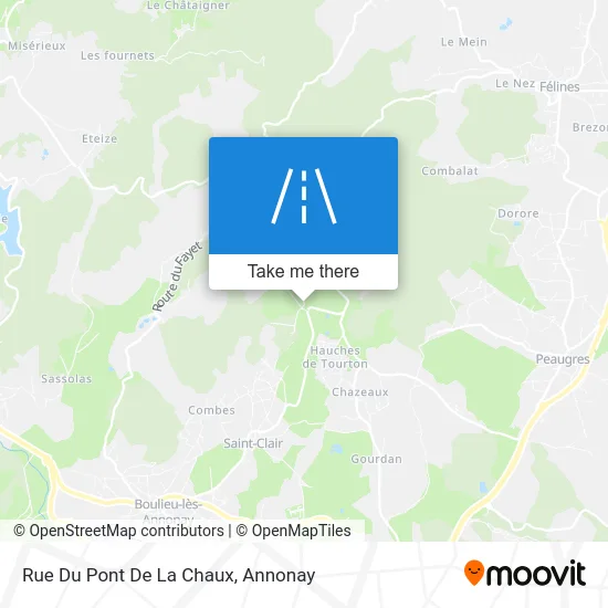 Rue Du Pont De La Chaux map