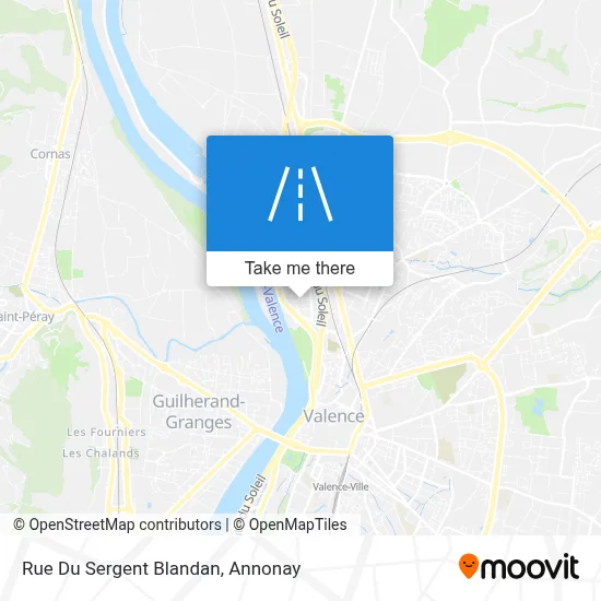 Rue Du Sergent Blandan map