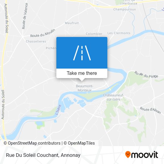Rue Du Soleil Couchant map