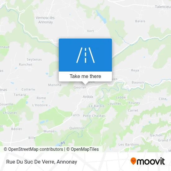 Rue Du Suc De Verre map