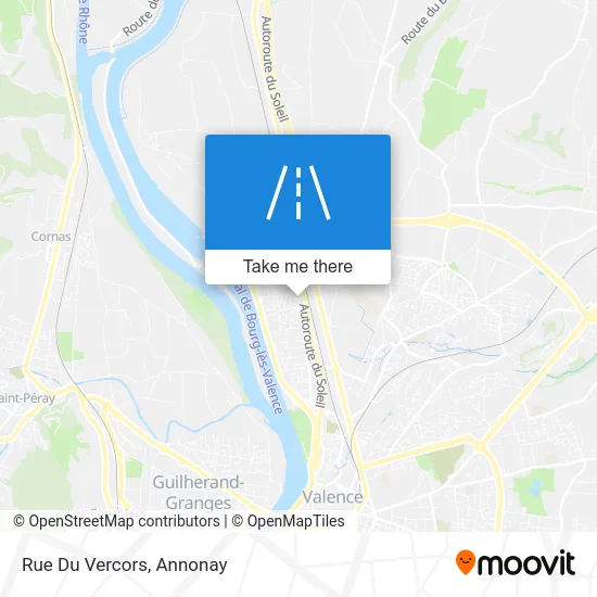 Rue Du Vercors map