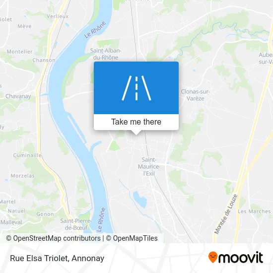 Rue Elsa Triolet map