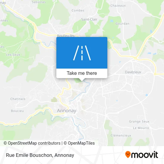 Rue Emile Bouschon map