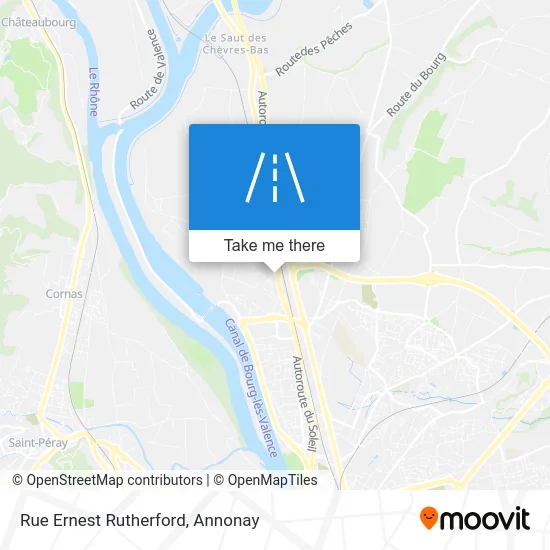 Rue Ernest Rutherford map