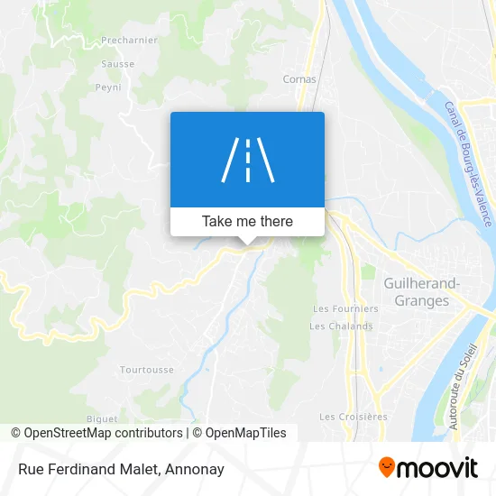 Rue Ferdinand Malet map