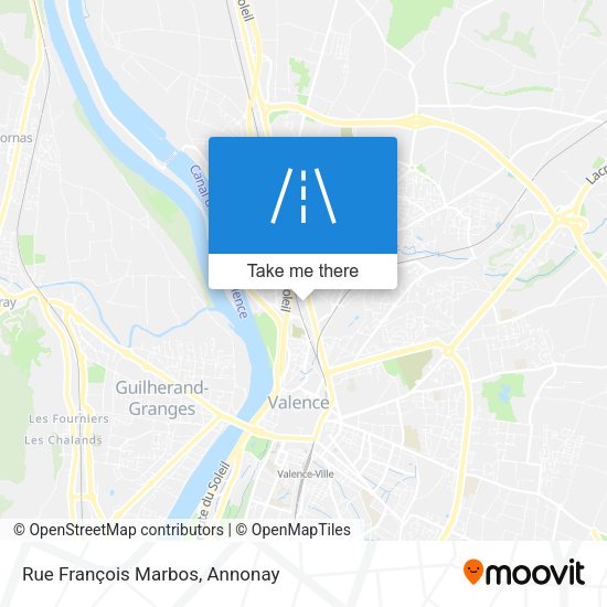 Rue François Marbos map