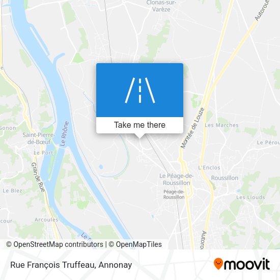 Rue François Truffeau map