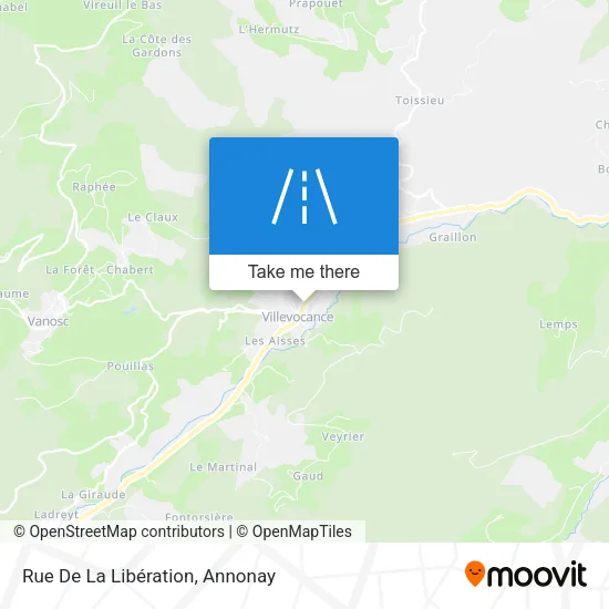 Rue De La Libération map