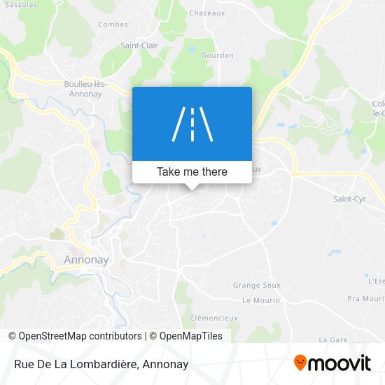 Rue De La Lombardière map