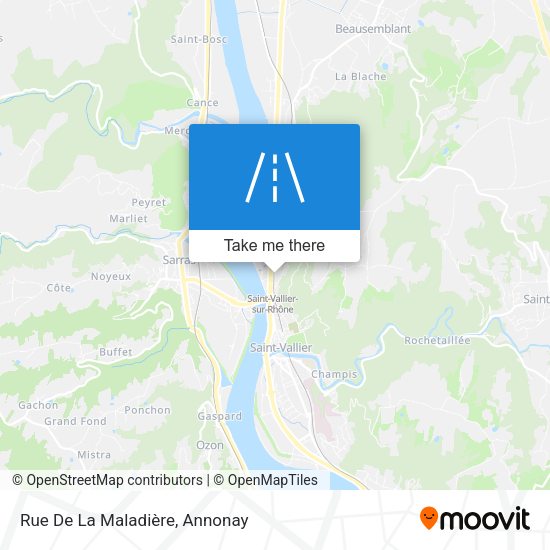 Rue De La Maladière map