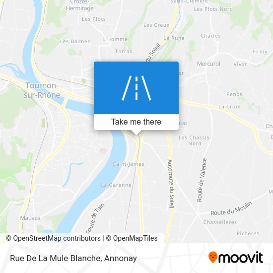 Rue De La Mule Blanche map