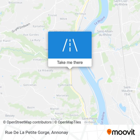 Rue De La Petite Gorge map
