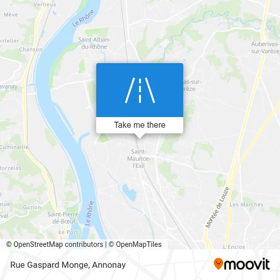 Rue Gaspard Monge map