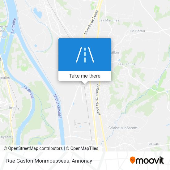 Rue Gaston Monmousseau map