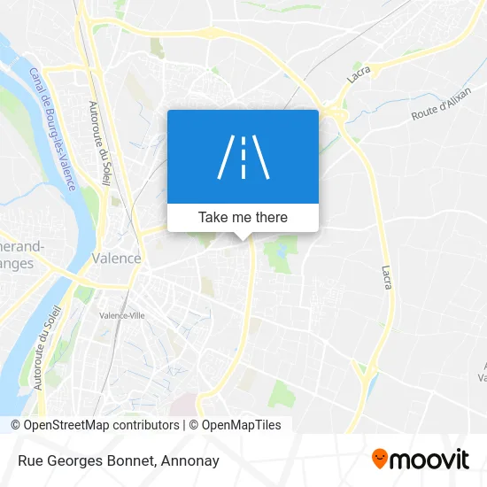 Rue Georges Bonnet map
