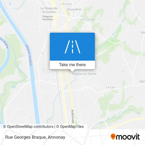 Rue Georges Braque map