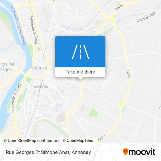 Rue Georges Et Simone Abat map