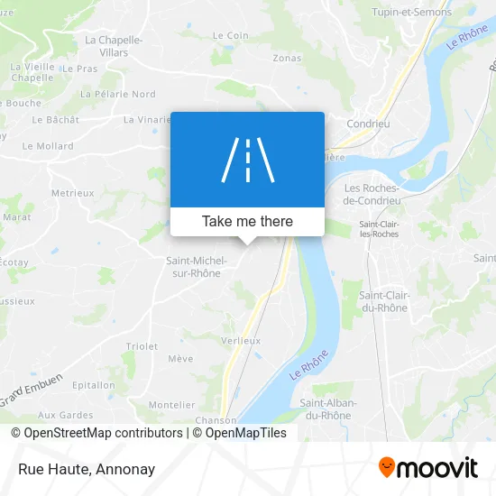 Rue Haute map
