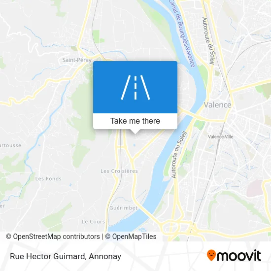 Rue Hector Guimard map
