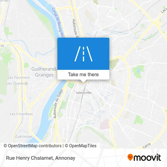 Rue Henry Chalamet map