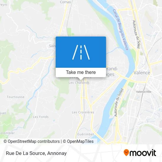 Rue De La Source map