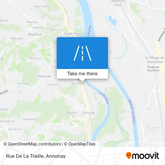 Rue De La Traille map