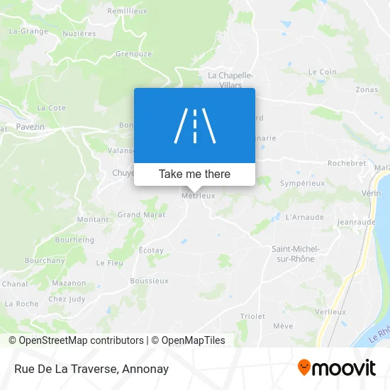 Rue De La Traverse map