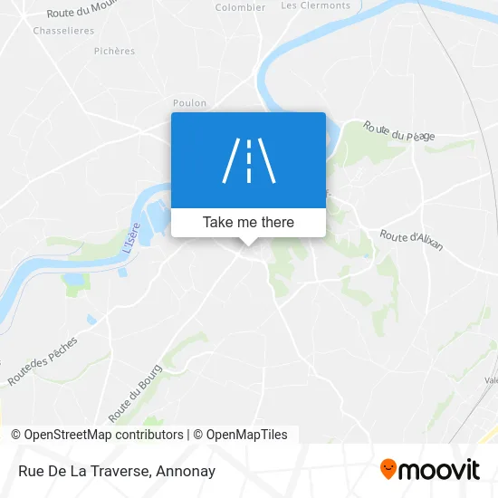Rue De La Traverse map