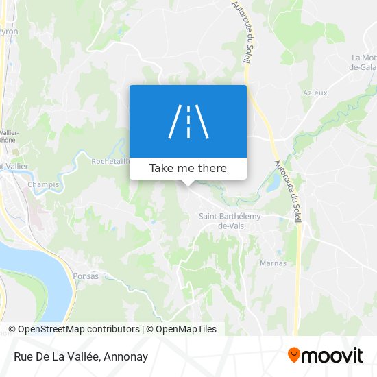 Rue De La Vallée map
