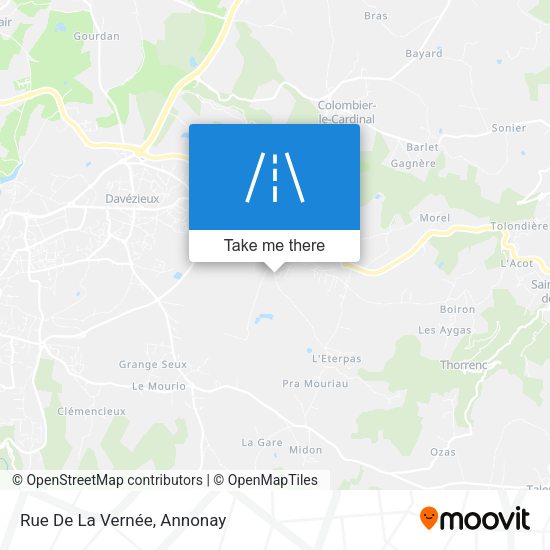 Rue De La Vernée map