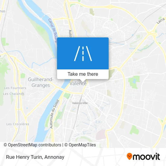 Rue Henry Turin map