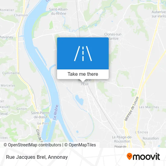 Rue Jacques Brel map