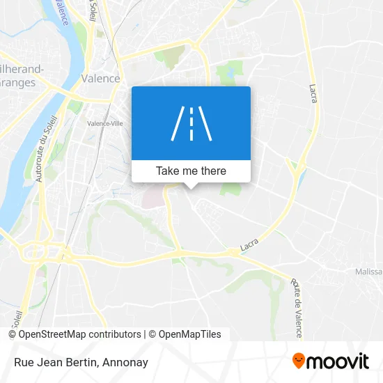 Rue Jean Bertin map