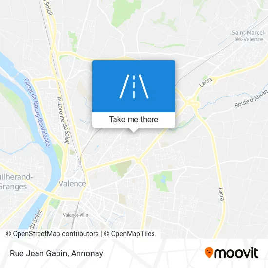 Rue Jean Gabin map