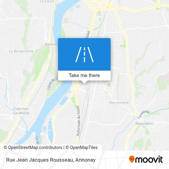 Rue Jean Jacques Rousseau map