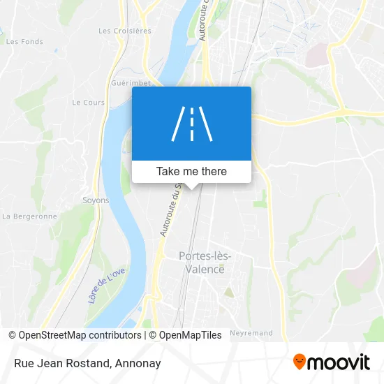 Rue Jean Rostand map