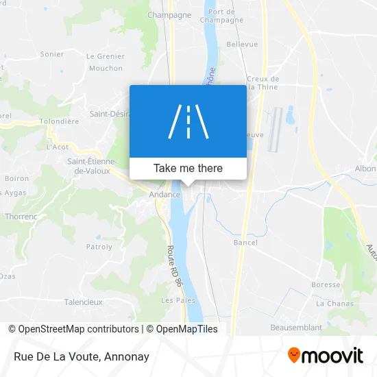 Rue De La Voute map