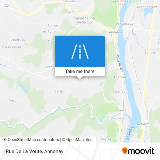 Rue De La Voute map