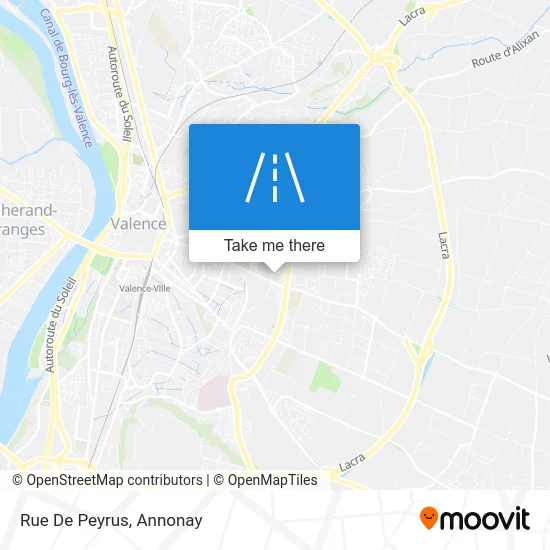 Rue De Peyrus map