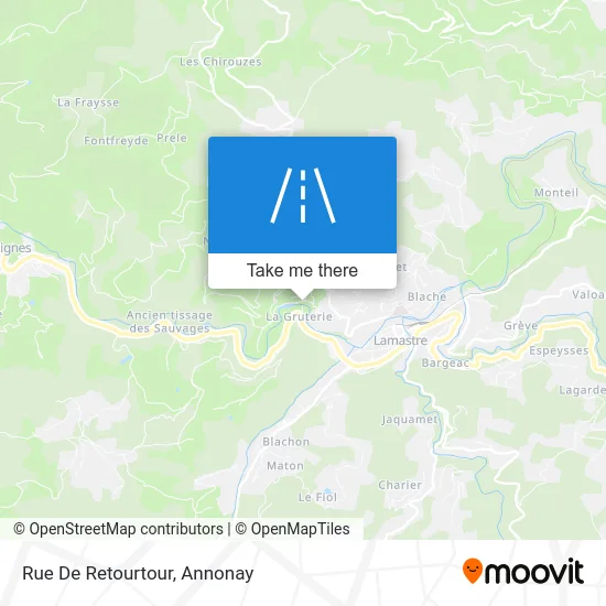 Rue De Retourtour map