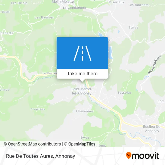 Rue De Toutes Aures map